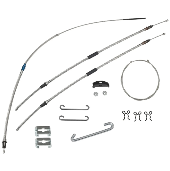 196472 GTO Mild Steel Parking Brake Cable Set