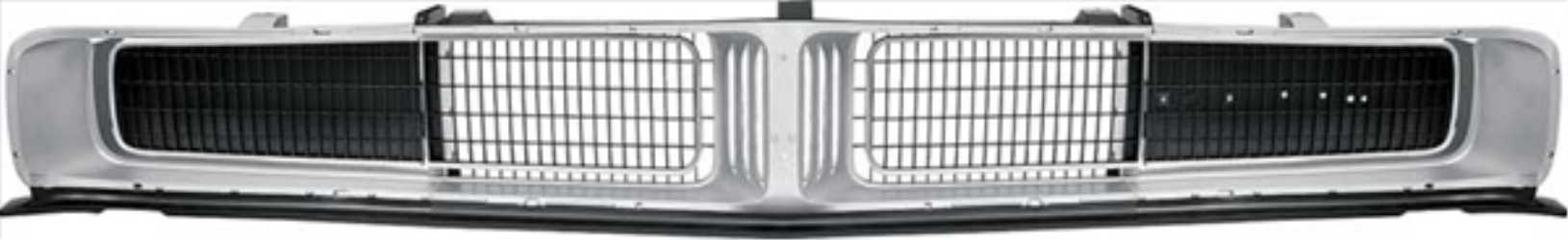 1969 Charger Grille Assembly. Silver.