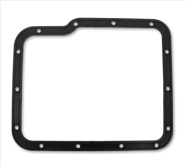 Mr Gasket molded rubber Powerglide transmission pan gasket.