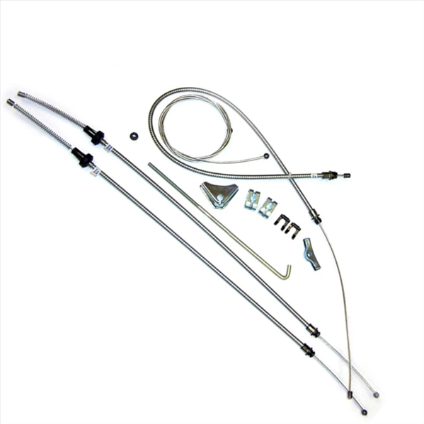 196674 A B EBody Oe Mild Steel Parking Brake Cable Kit
