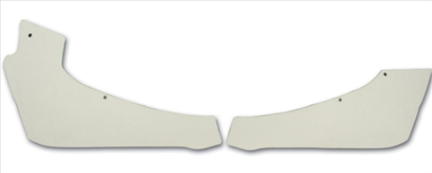 1964 Corvette Coupe White Interior Rear Quarter Panels. Pair