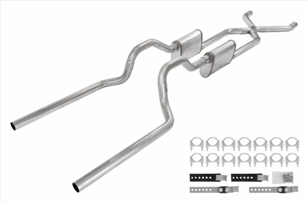 Pypes Stainless Steel Muffler Hanger Kit For Ford Mustang – Exhaust Hanger Hardware Kit, Natural Finish 304 Stainless