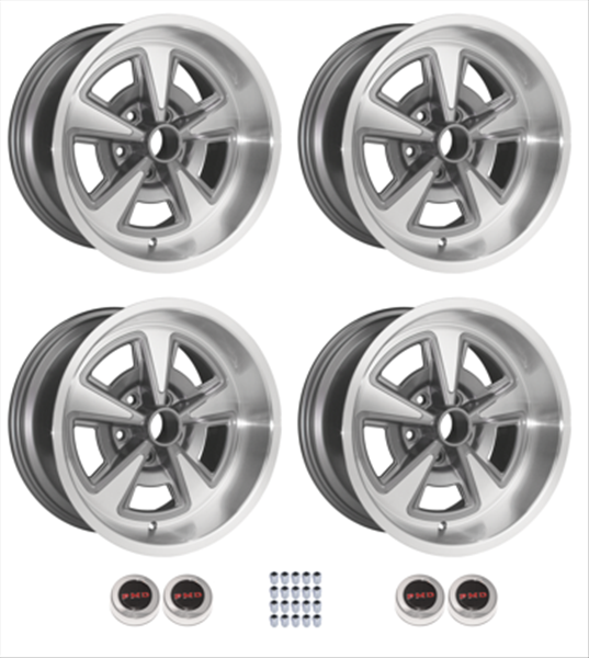 17 X 9 cast aluminum Rally II wheel with 5 backspacing. S...