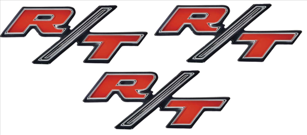 1970 Challenger 3445223 R/T Trunk lid fender emblem ADHES...