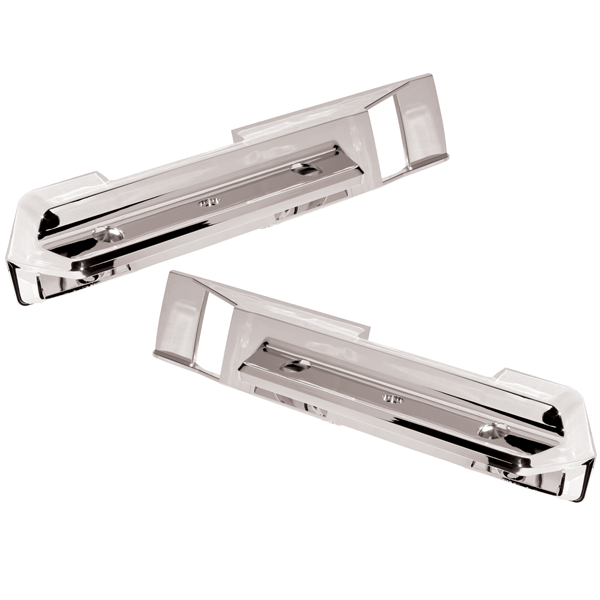 thumbnail image 2 of Chrome Front Armrest Bases For 1965-1967 Chevy Nova And Corvair – Pair 2 of 6