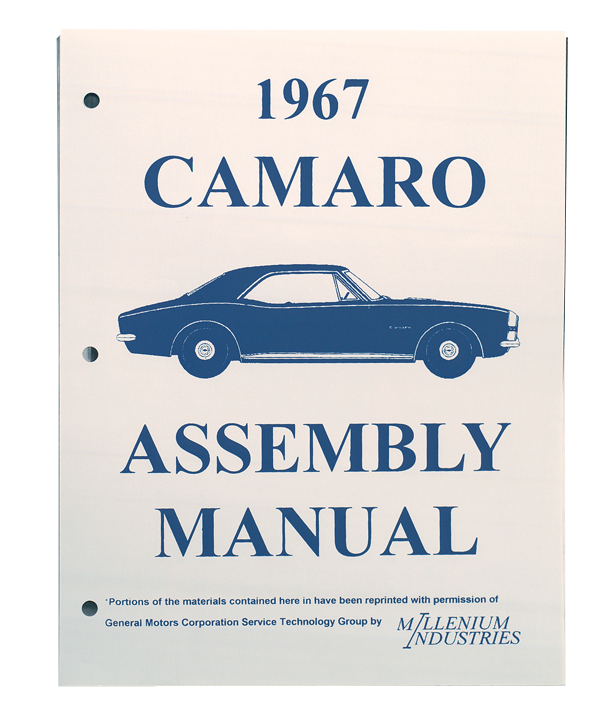 1967 Camaro factory assembly manual