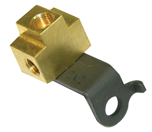 196674 A B EBody Brass Tee Block