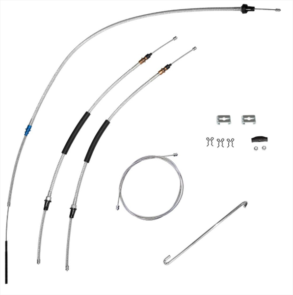 196781 Camaro Stainless Steel Parking Brake Cable Kit