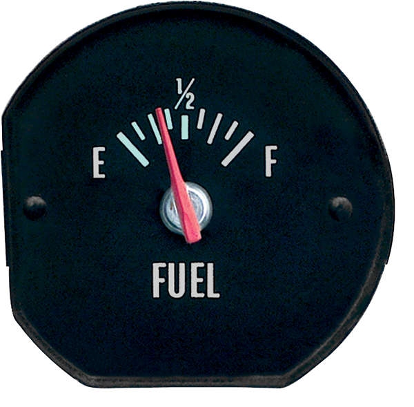 6431409A Dash Mounted Fuel Gauge 196472 Chevelle Monte