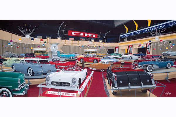 Motorama 1954 15 x 34 print by David Snyder