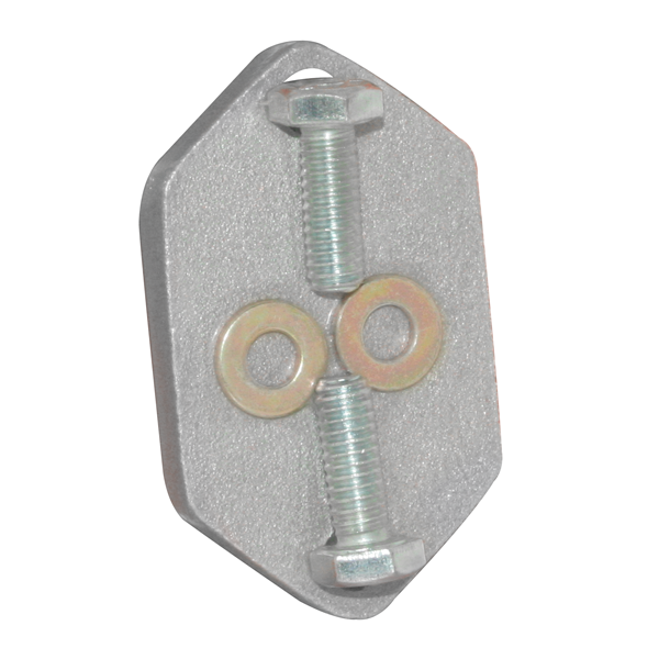 Edelbrock 8971 choke block off plate Ford 351M 400M intak...