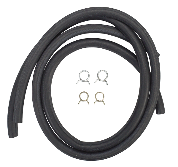 19641968 Chevelle Ribbed Heater Hose Kit with Corbin Clamps