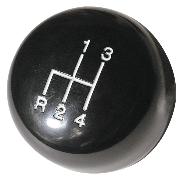 19671968 Mustang 4 Speed Shift Knob with Jam Nut.
