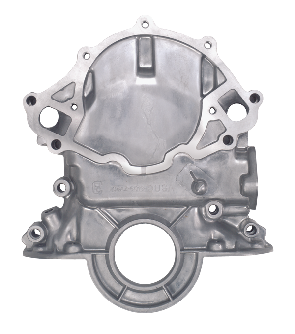 19651967 Mustang Timing Chain Cover with Cast in Timing Poi
