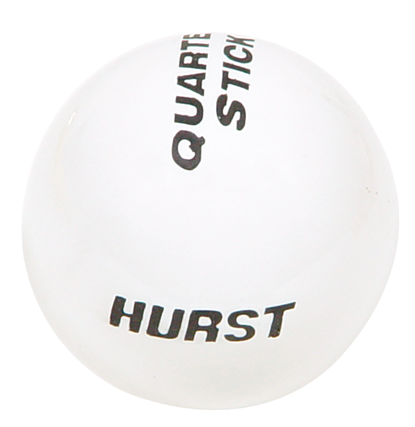 Hurst 1631036 Shift knob Quarter Stick text logo