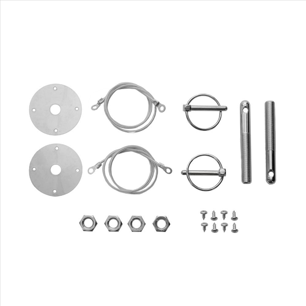 Daniel Carpenter Hood Twist Lock Pin Pair For 1970 Mustang – OEM Style, Vintage