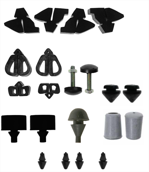thumbnail image 2 of 1967-1968 Mustang Bumper To Fender Brackets & Bolts Kit – 10 Piece Set, Chrome Finish 2 of 6