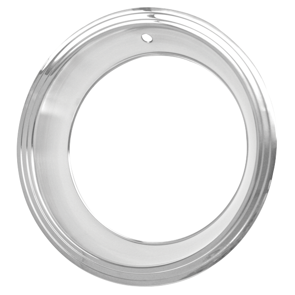 1971 Later Brushed Aluminum Finish Trim Ring Set