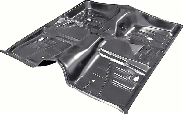 thumbnail image 2 of 1958 Chevy Impala Bel Air Biscayne Delray Floor Pans – 4pc HECASA 18 Gauge Steel 2 of 6