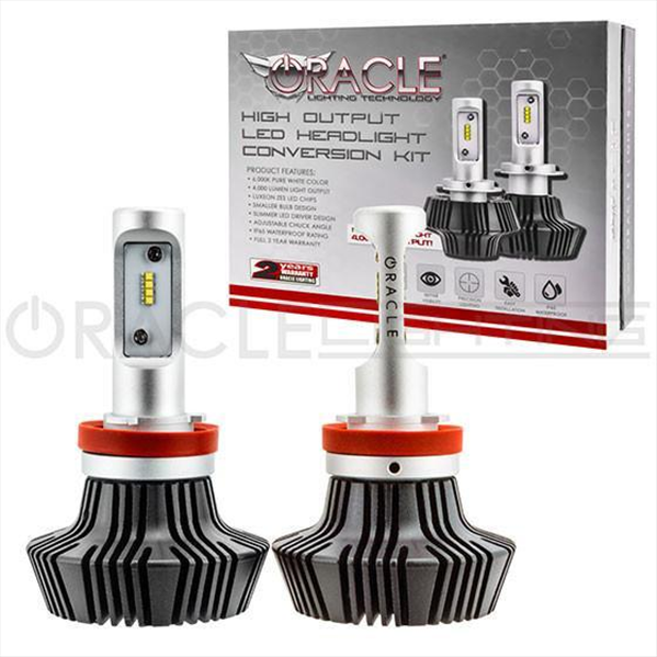 H11 LED headlight bulbs. Pair