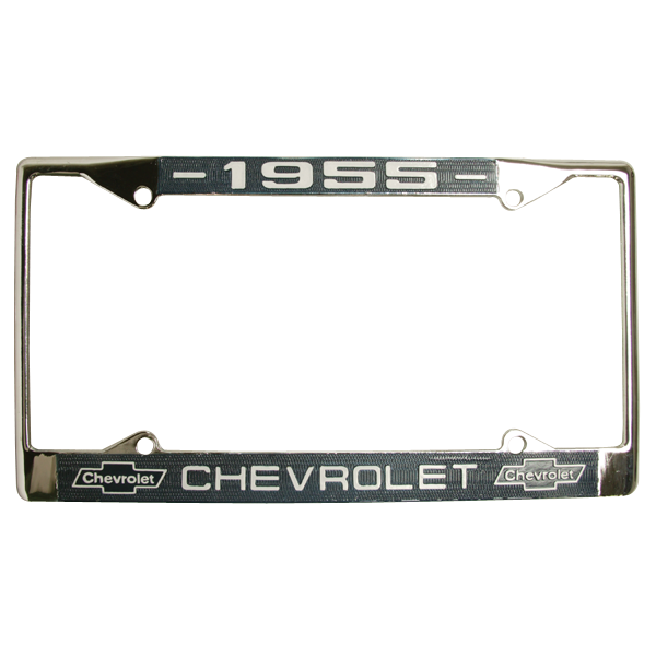 195557 Chevy Custom License Plate Frame 1955 Chevrolet