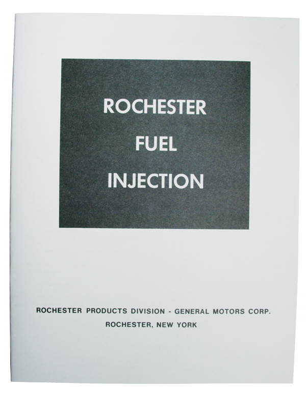1955-57 Chevy Service Manual Rochester Fuel Injection Eq...