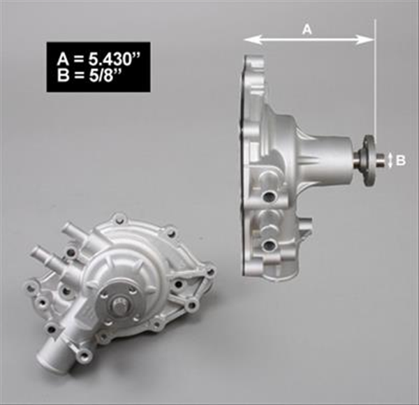 Milodon 16330 standard volume aluminum water pump