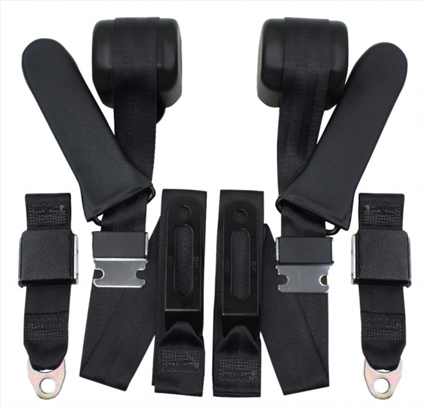 196674 A B EBody 3 Point Conversion Front Seat Belt Set