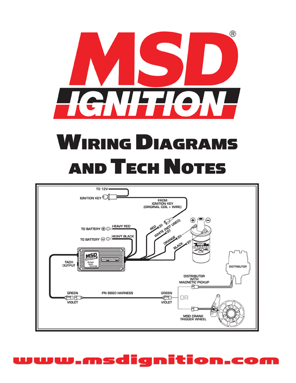 Msd Wiring Diagrams And Tech Notes Guide