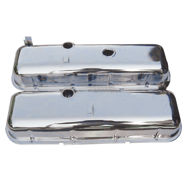 Stock appearing BBC valve covers that will clear shaft rockers. Page