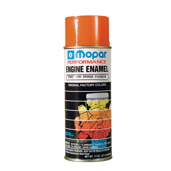 Mopar Perf P4349216AB Street Hemiange engine paint