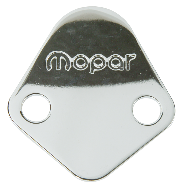 Mopar Perf P5007546 Chrome fuel pump block off plate