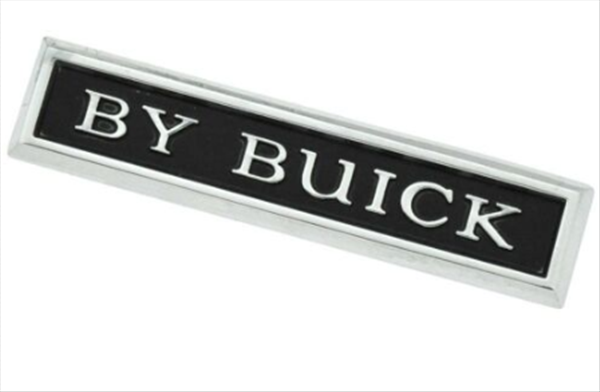 1970 1971 1972 BY BUICK Trunk lid emblem. Not Conv or tw