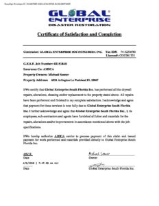 certificate of satisfaction and completion doc global certificate of completion doc