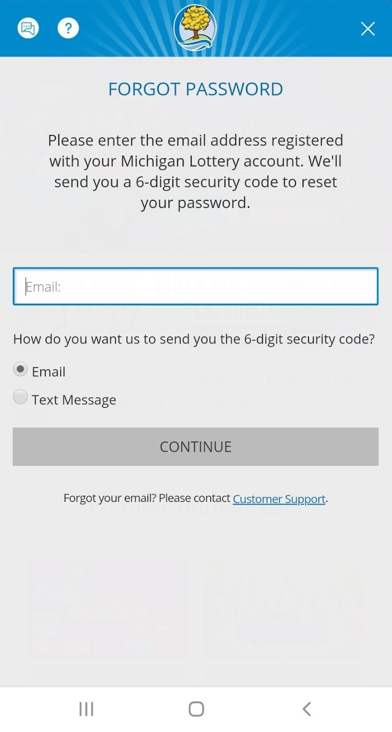 I My Password Michigan Lottery FAQ