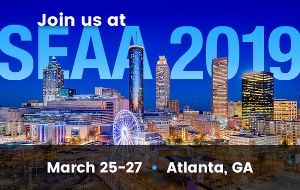 Join us at SEAA 2019 - March 25-27 | Atlanta, GA