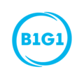 B1g1 logo digital blue