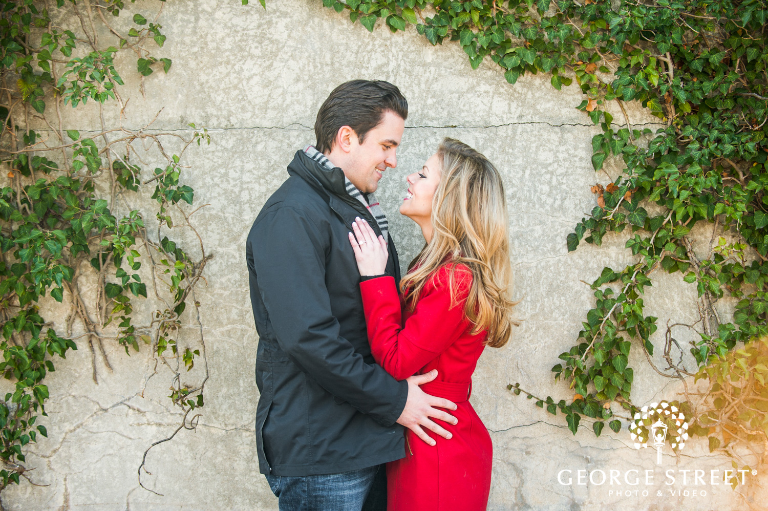 candid engagement photography