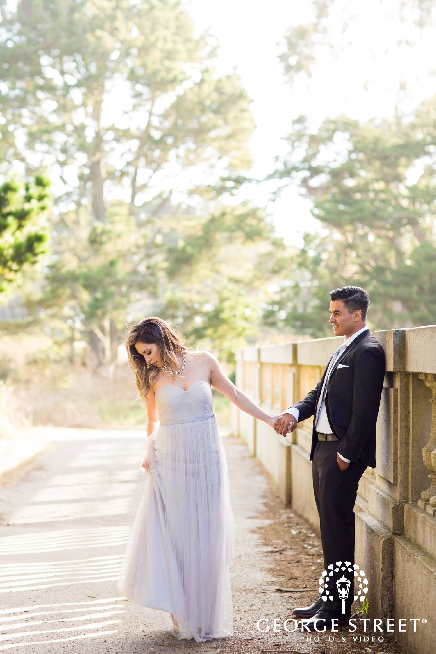 airy outdoor engagement photography San Francisco