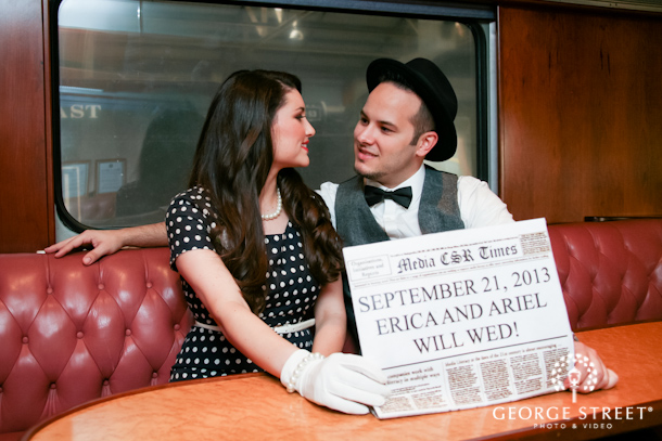 Engagement Photos, Gold Coast Railroad Museum, Miami
