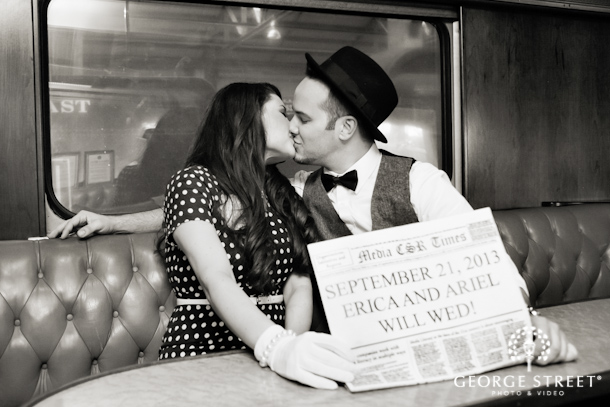 Engagement Photos, Gold Coast Railroad Museum, Miami