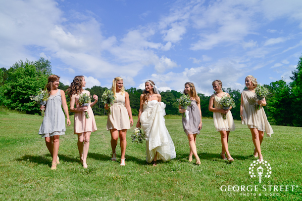 Mismatched bridesmaid dress inspiration