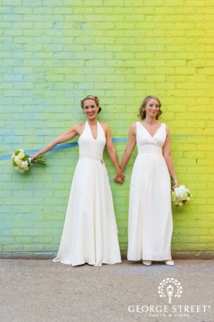Same Sex Outdoor Wedding Photos
