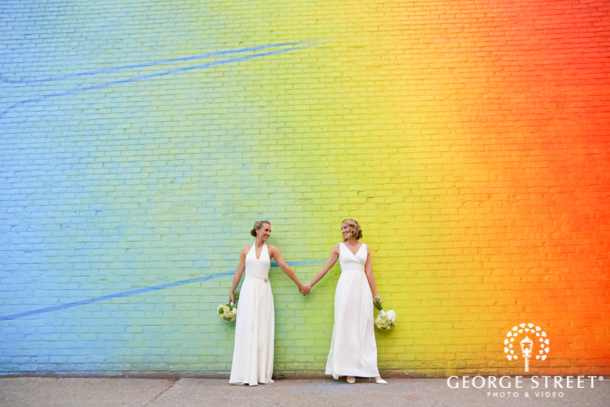 LGBT Outdoor Wedding Photos