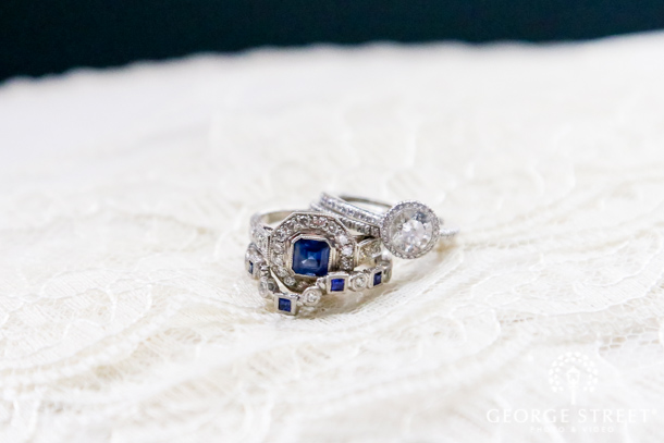 New York Blue Wedding Ring