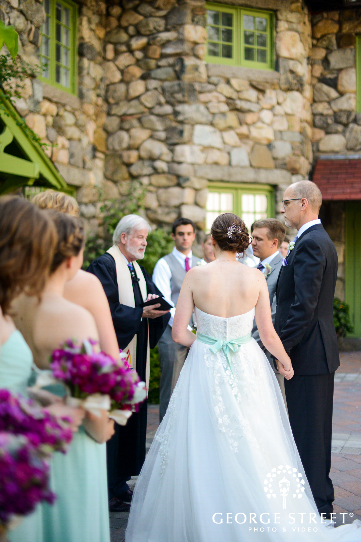 airy outdoor boston wedding ceremony