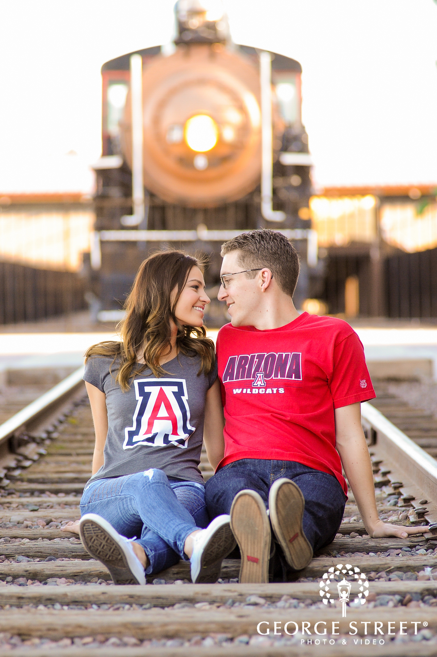 candid engagement photos
