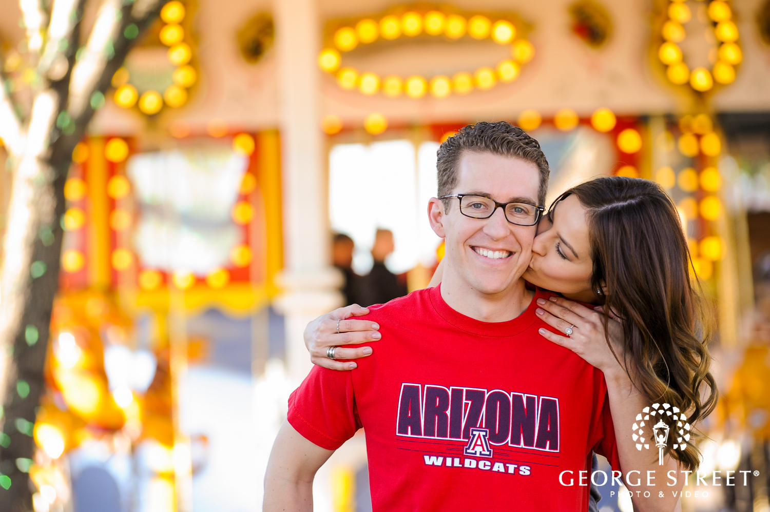 university of arizona engagement photos