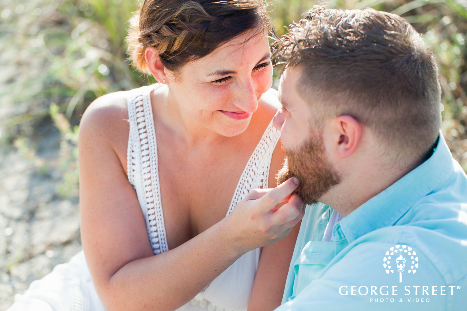 airy Charleston engagement photos