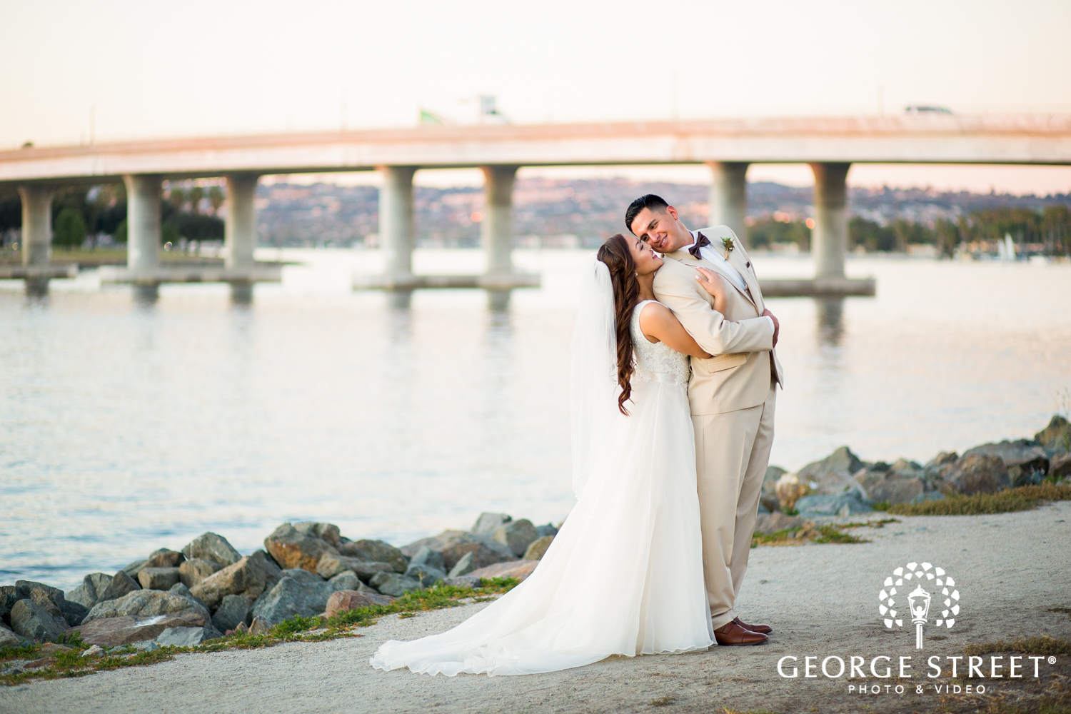 San Diego sunset wedding photos
